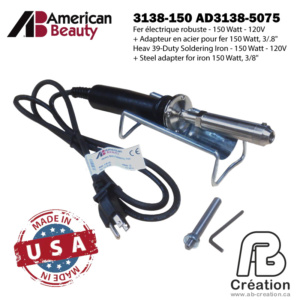 American Beauty - 150W - 3138-150 - AB Creation - Québec - Fer à marquer - Soldering Iron 1c